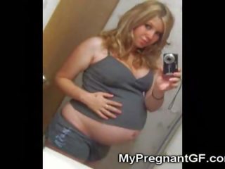 Attraente giovanissima incinta gfs!