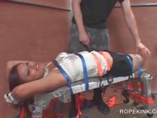 First Time BDSM Hardcore Strapping And Pussy Torturing